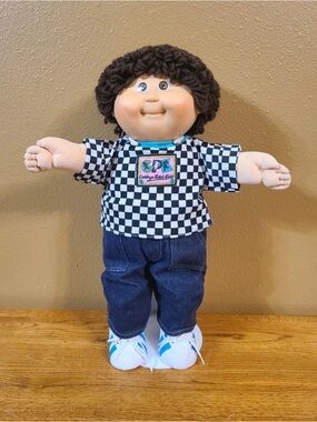 Vintage Cabbage Patch Kids Doll HM15 Boy Transitional Hasbro